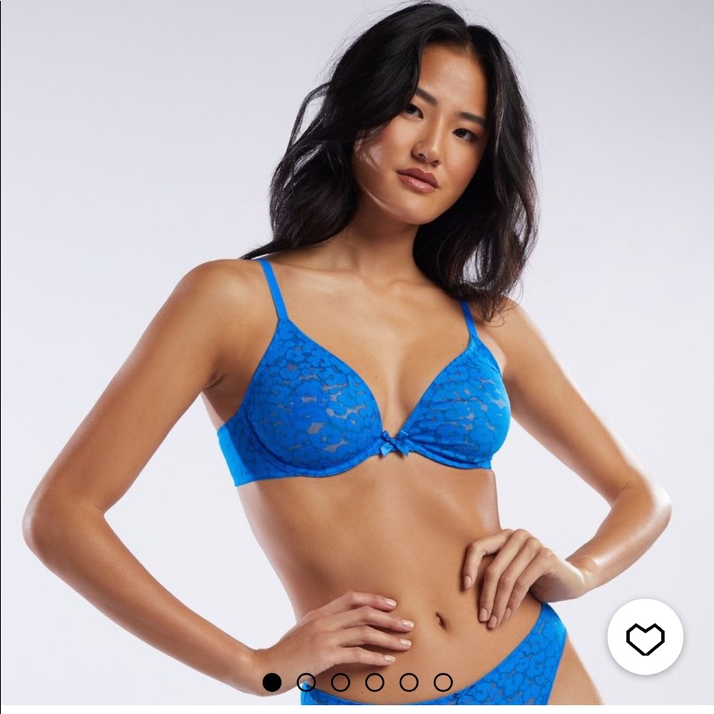 SAVAGE X FENTY UNWORN BLUE LACE BRA